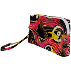 Abstract Clutter Wristlet Pouch Bag (small) by Vaneshart