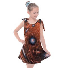 Peacock World Kids  Tie Up Tunic Dress