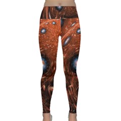 Peacock World Lightweight Velour Classic Yoga Leggings by Vaneshart