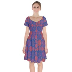 Zappwaits September Short Sleeve Bardot Dress by zappwaits