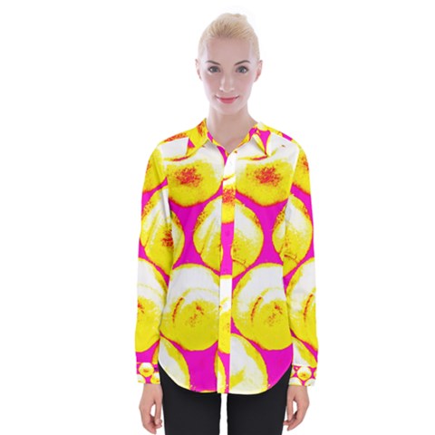 Pop Art Tennis Balls Womens Long Sleeve Shirt by essentialimage