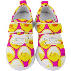 Pop Art Tennis Balls Kids  Velcro Strap Shoes by essentialimage