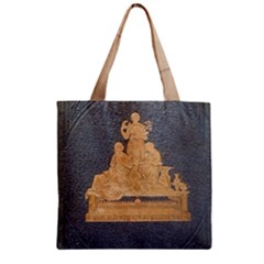 Illustrated Exhibitor 1 Zipper Grocery Tote Bag