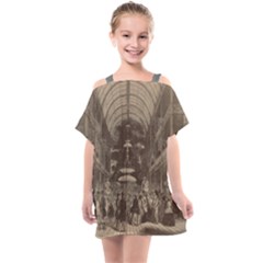 Illustrated Exhibitor Kids  One Piece Chiffon Dress