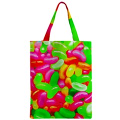 Vibrant Jelly Bean Candy Zipper Classic Tote Bag by essentialimage