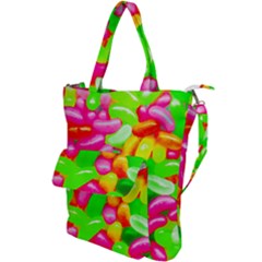 Vibrant Jelly Bean Candy Shoulder Tote Bag by essentialimage