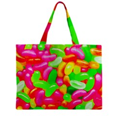 Vibrant Jelly Bean Candy Zipper Mini Tote Bag by essentialimage