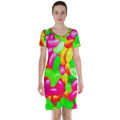 Vibrant Jelly Bean Candy Short Sleeve Nightdress by essentialimage