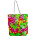 Vibrant Jelly Bean Candy Full Print Rope Handle Tote (Large) View2