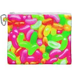 Vibrant Jelly Bean Candy Canvas Cosmetic Bag (xxxl) by essentialimage