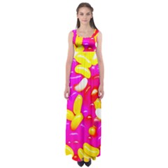 Vibrant Jelly Bean Candy Empire Waist Maxi Dress by essentialimage