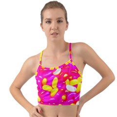 Vibrant Jelly Bean Candy Mini Tank Bikini Top by essentialimage