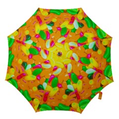 Vibrant Jelly Bean Candy Hook Handle Umbrellas (large) by essentialimage