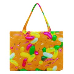 Vibrant Jelly Bean Candy Medium Tote Bag by essentialimage