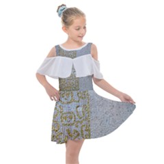 Img 1014 Kids  Shoulder Cutout Chiffon Dress by couturepic