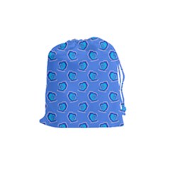 Surfer Pattern Drawstring Pouch (medium)