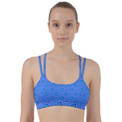 Surfer Pattern Line Them Up Sports Bra by bloomingvinedesign