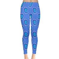 Surfer Pattern Inside Out Leggings by bloomingvinedesign