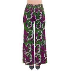 Green Fauna And Leaves In So Decorative Style So Vintage Palazzo Pants