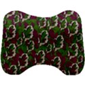 Green Fauna And Leaves In So Decorative Style Head Support Cushion View1