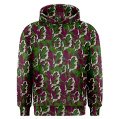 Green Fauna And Leaves In So Decorative Style Men s Overhead Hoodie