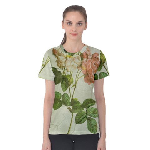 Peony 2507643 1920 Women s Cotton Tee by vintage2030