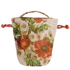 Poppy 2507631 960 720 Drawstring Bucket Bag by vintage2030