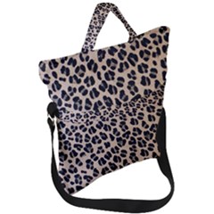 Leopard Fold Over Handle Tote Bag by vintage2030