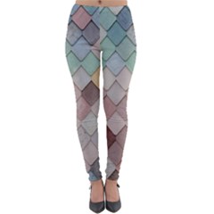 Tiles Shapes 2617112 960 720 Lightweight Velour Leggings by vintage2030