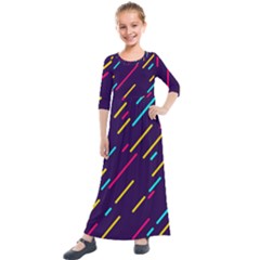 Background 1789175 960 720 Kids  Quarter Sleeve Maxi Dress by vintage2030