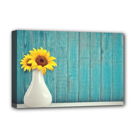 Sun Flower 3292932 960 720 Deluxe Canvas 18  X 12  (stretched) by vintage2030