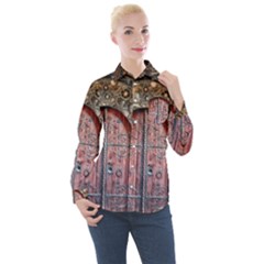 Steampunk 3222894 960 720 Women s Long Sleeve Pocket Shirt