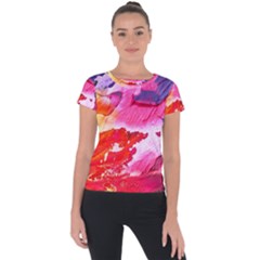 Abstract 2468874 960 720 Short Sleeve Sports Top 