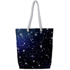 Star 67044 960 720 Full Print Rope Handle Tote (small) by vintage2030