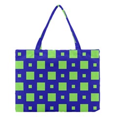 Squares Grid Seamless Medium Tote Bag by Vaneshart