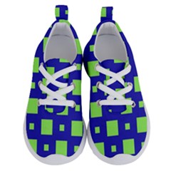 Squares Grid Seamless Running Shoes by Vaneshart