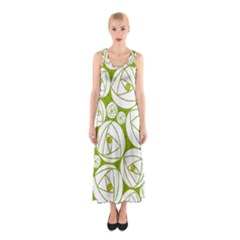 Rose Abstract Rose Garden Sleeveless Maxi Dress