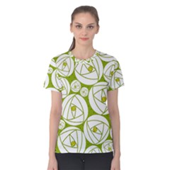 Rose Abstract Rose Garden Women s Cotton Tee