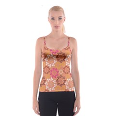 Abstract Seamless Pattern Graphic Pattern Spaghetti Strap Top