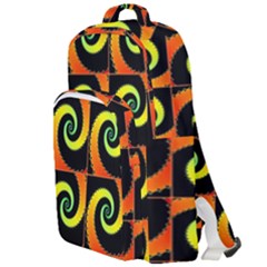 Spiral Seamless Pattern Double Compartment Backpack by Vaneshart