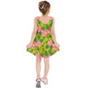 Roses Flowers Pattern Kids  Sleeveless Dress View2