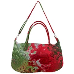 Abstract Stain Red Removal Strap Handbag by Vaneshart