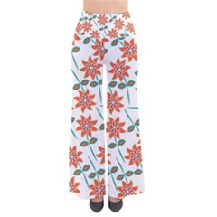 Vector Flower Floral So Vintage Palazzo Pants