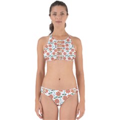 Vector Flower Floral Perfectly Cut Out Bikini Set by Vaneshart