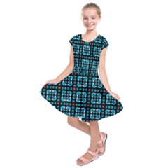 Pattern Seamless Seamless Pattern Kids  Short Sleeve Dress