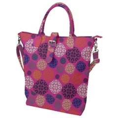 Abstract Seamless Pattern Graphic Pink Buckle Top Tote Bag by Vaneshart