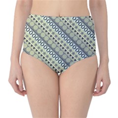 Abstract Seamless Pattern Graphic Classic High-waist Bikini Bottoms by Vaneshart