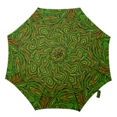 Background Abstract Green Hook Handle Umbrellas (medium)