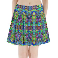 Abstract 39 1 Pleated Mini Skirt by ArtworkByPatrick