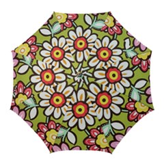 Flowers Fabrics Floral Golf Umbrellas